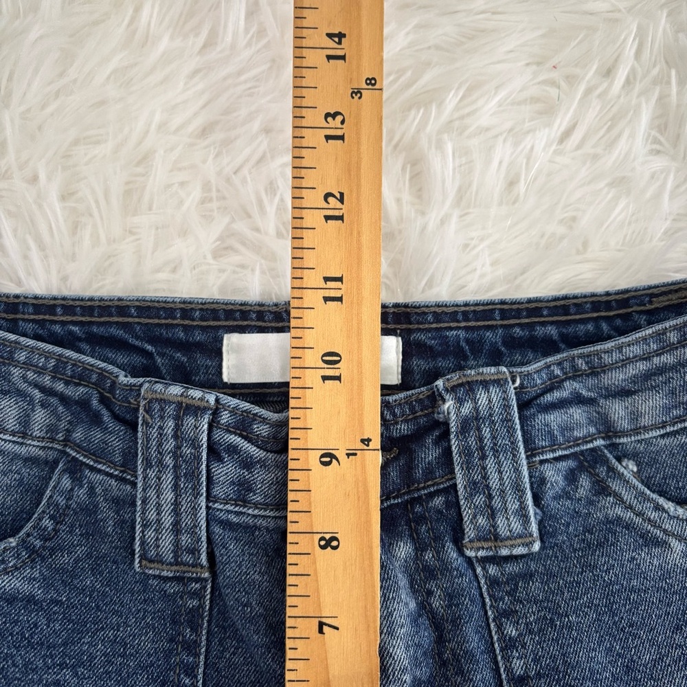 KanCan Women’s Avery Straight Leg Cargo Jeans Size 3/25 Medium Wash Pockets - Picture 6 of 8